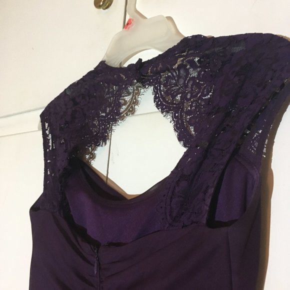 Xscape Plum Bridesmaid/ Prom Gown - Picture 10 of 14